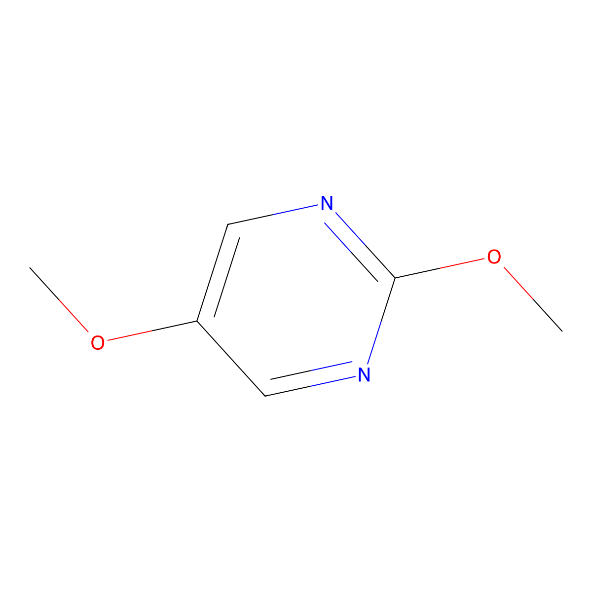 2,5-Dimethoxypyrimidine molecular structure, CAS 16290-94-1