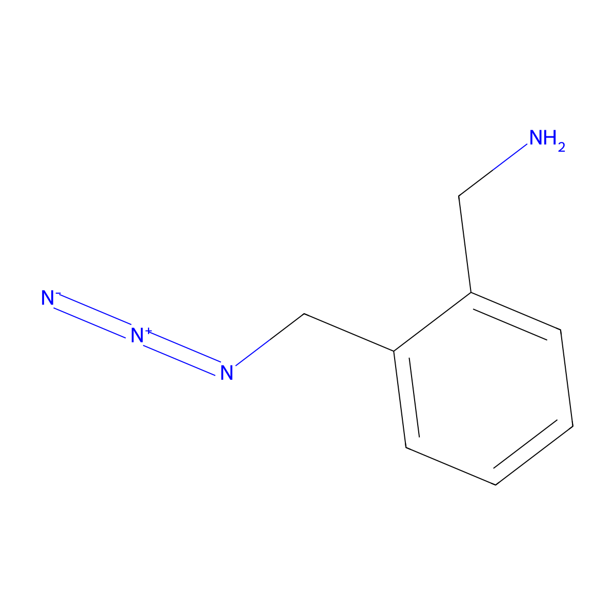 1-[2-(Azidomethyl)phenyl]methanamine molecular structure, CAS 1629158-80-0