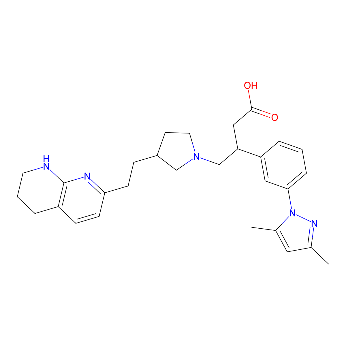 Gsk3008348 free base molecular structure, CAS 1629249-33-7
