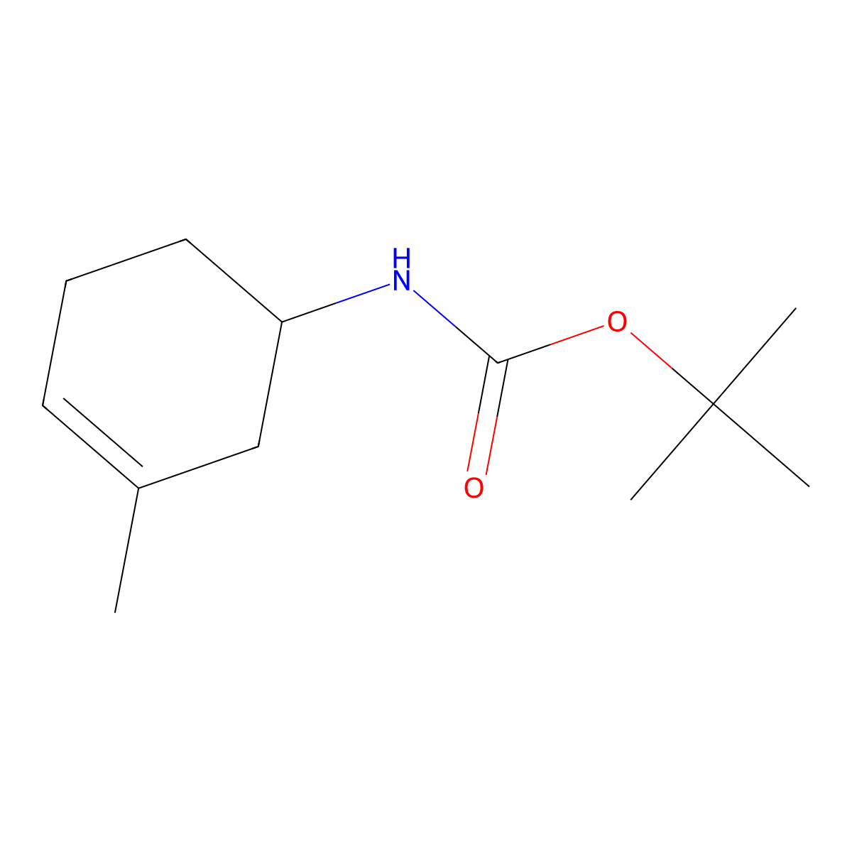 (3-Methyl-cyclohex-3-enyl)-carbamic acid tert-butyl ester molecular structure, CAS 1629263-61-1
