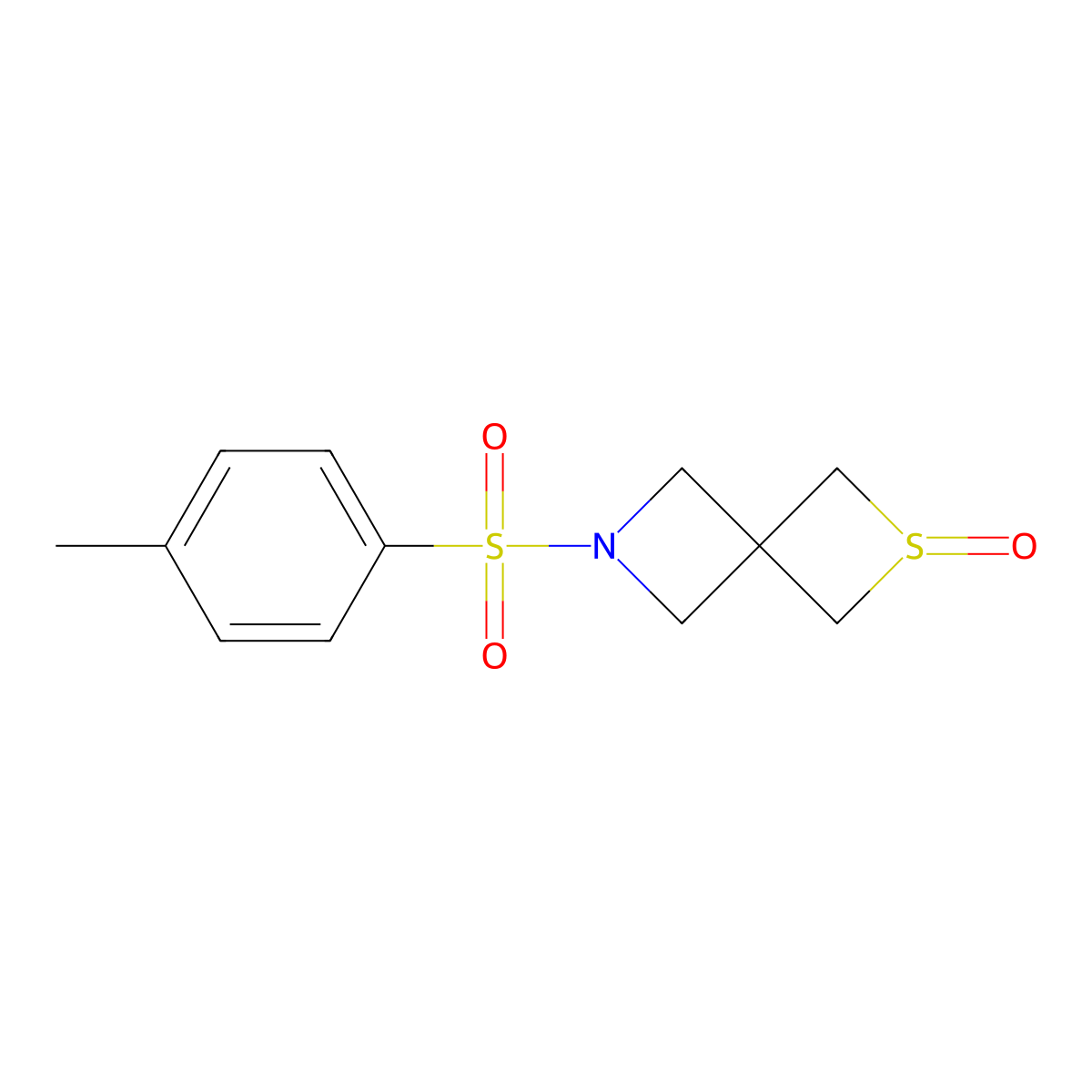 6-Tosyl-2-thia-6-azaspiro[3.3]heptane 2-oxide molecular structure, CAS 1629334-01-5