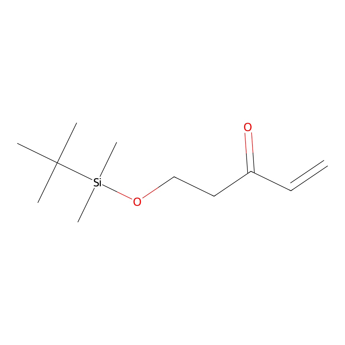 5-[(Tert-butyldimethylsilyl)oxy]pent-1-en-3-one molecular structure, CAS 1629341-36-1