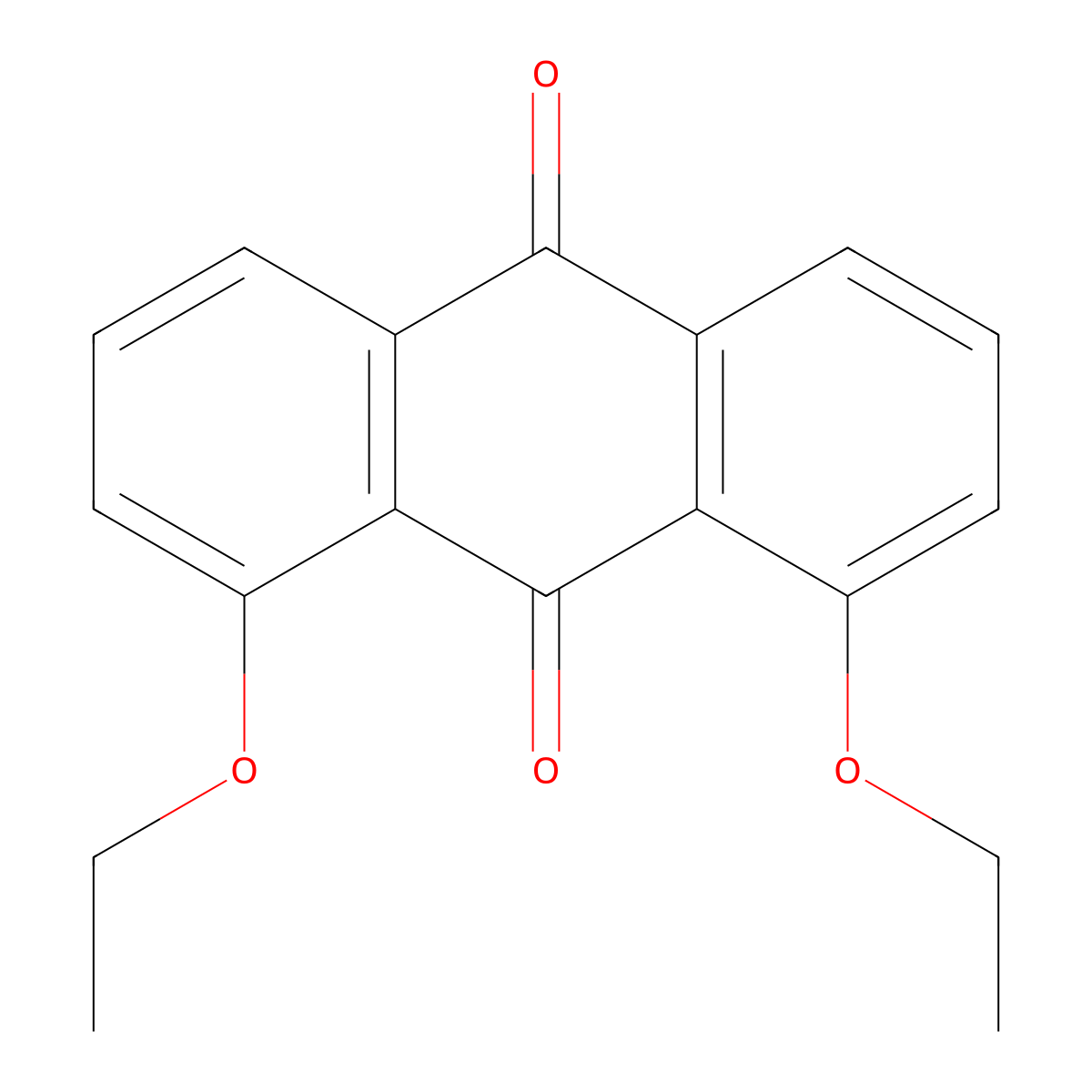 1,8-Diethoxyanthracene-9,10-dione molecular structure, CAS 16294-26-1