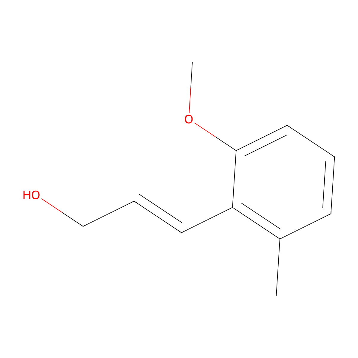 3-(2-Methoxy-6-methylphenyl)prop-2-en-1-ol molecular structure, CAS 1629424-79-8