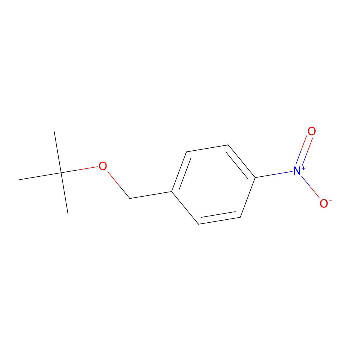 Benzene, 1-[(1,1-dimethylethoxy)methyl]-4-nitro- molecular structure, CAS 162954-42-9