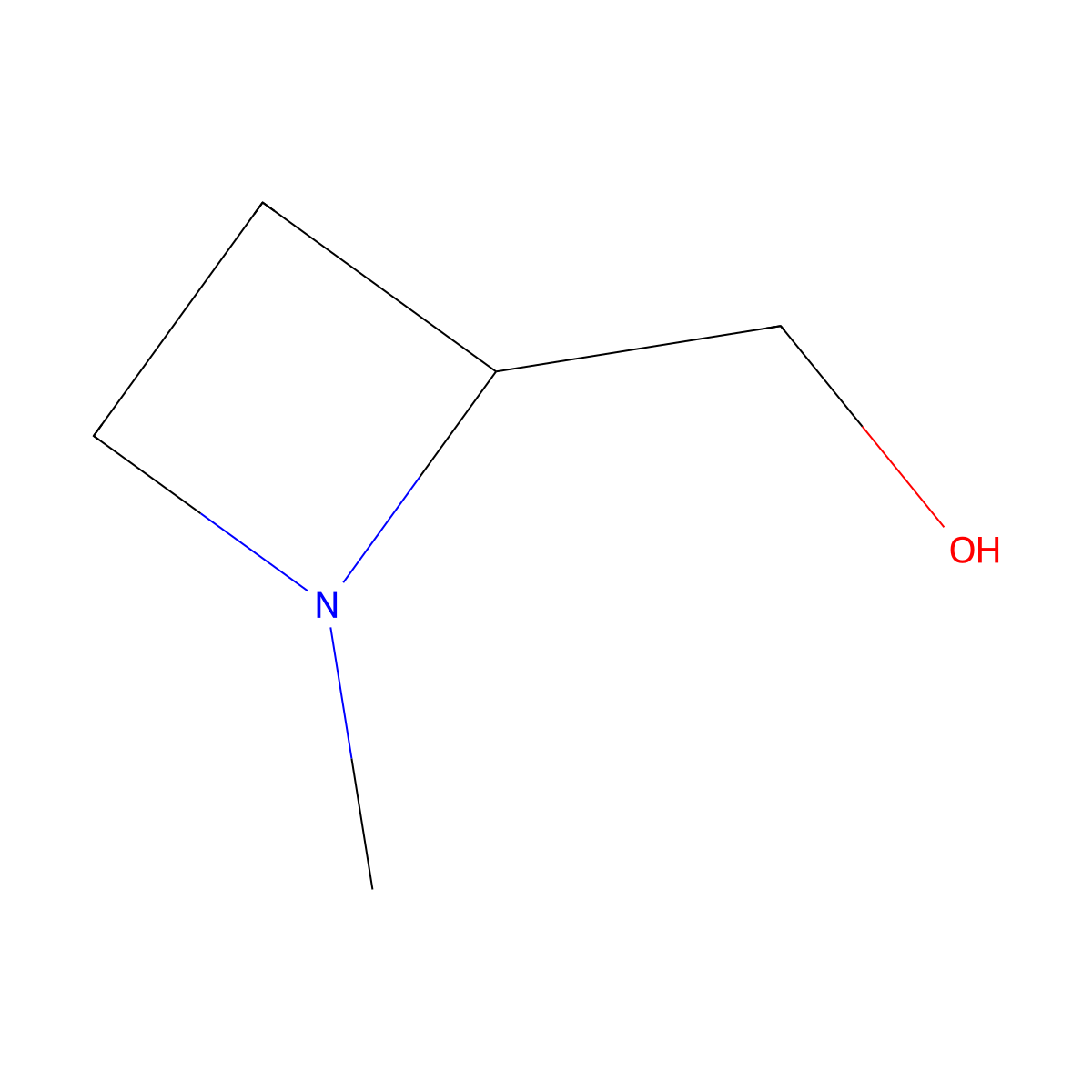 (1-Methylazetidin-2-yl)methanol molecular structure, CAS 1629600-48-1