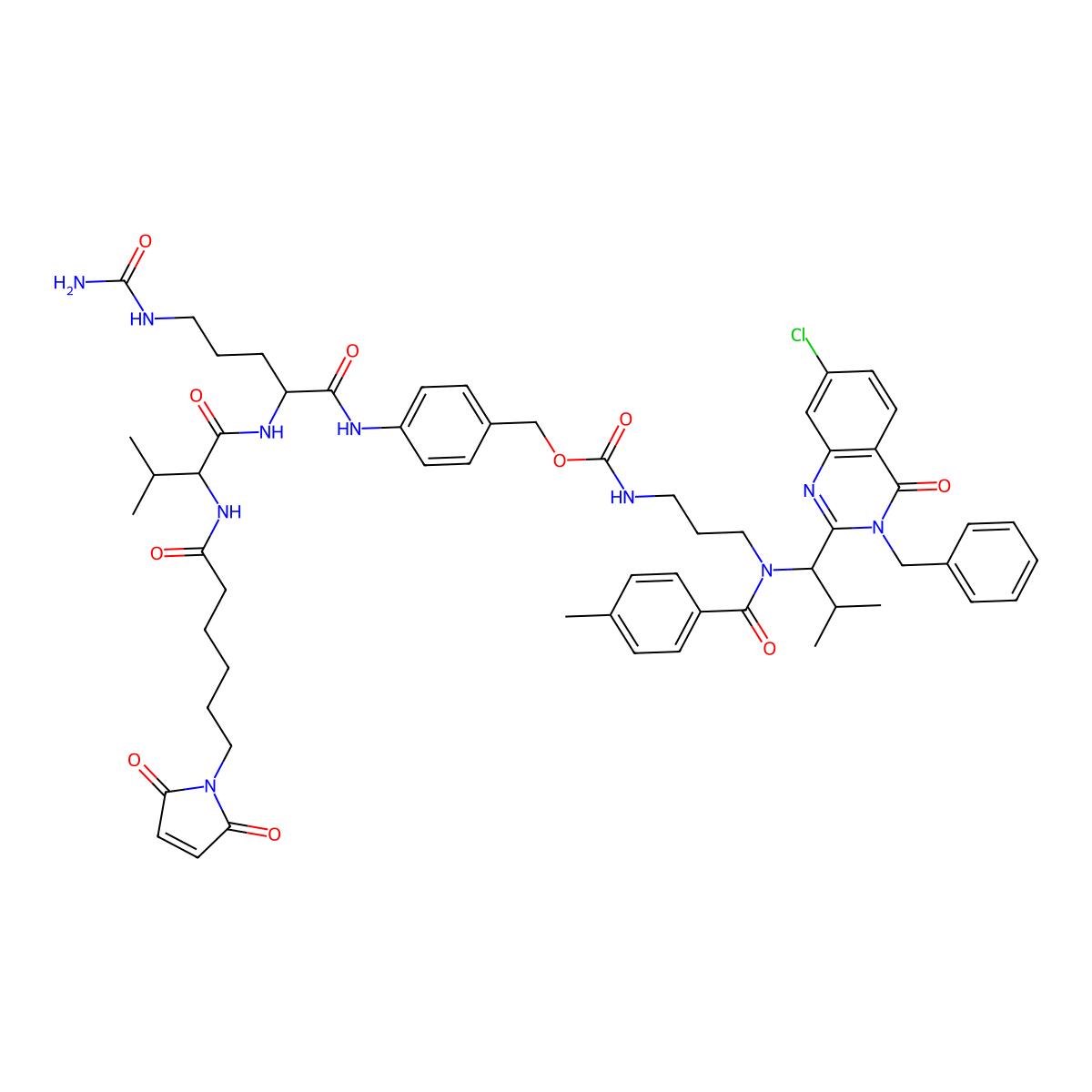 MC-Val-Cit-PAB-Ispinesib molecular structure, CAS 1629737-40-1