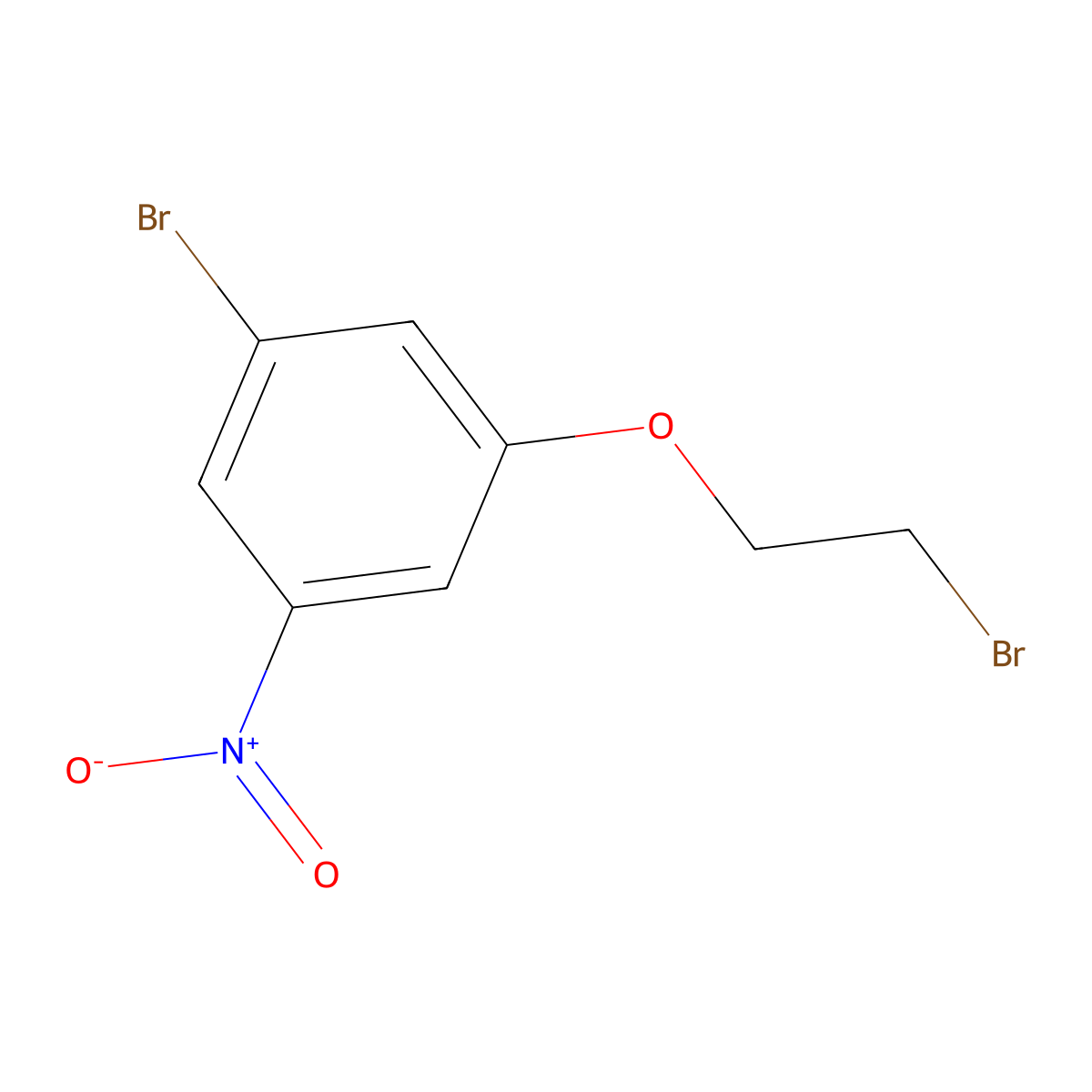 1-Bromo-3-(2-bromoethoxy)-5-nitrobenzene molecular structure, CAS 1629787-83-2