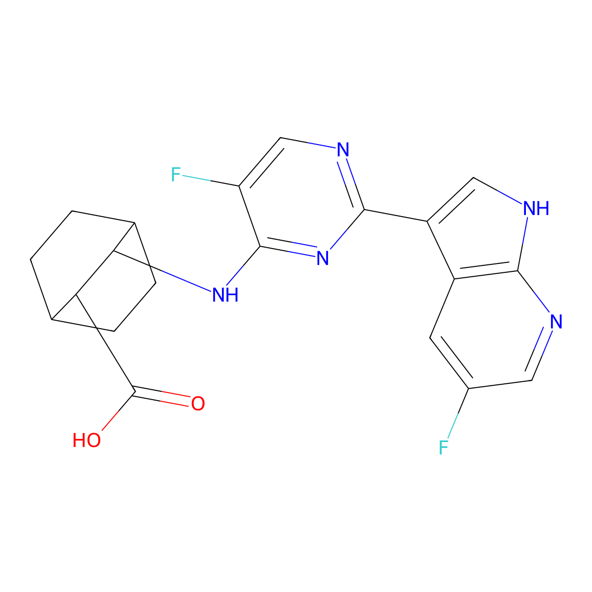 Pimodivir molecular structure, CAS 1629869-44-8