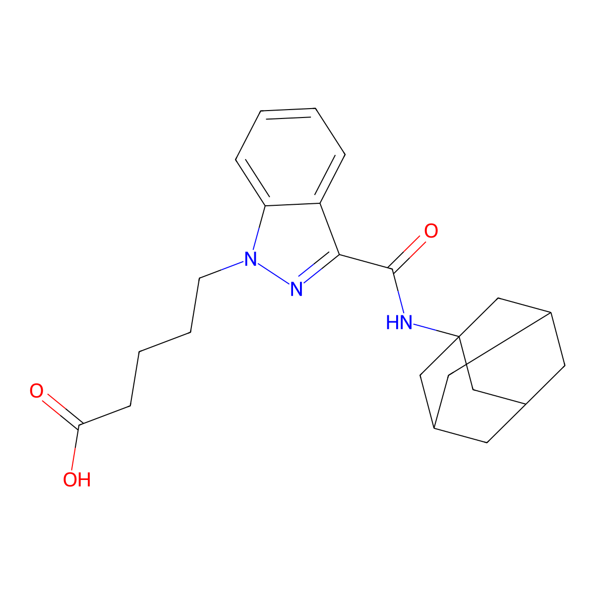 AKB48 N-Pentanoic Acid molecular structure, CAS 1630022-94-4