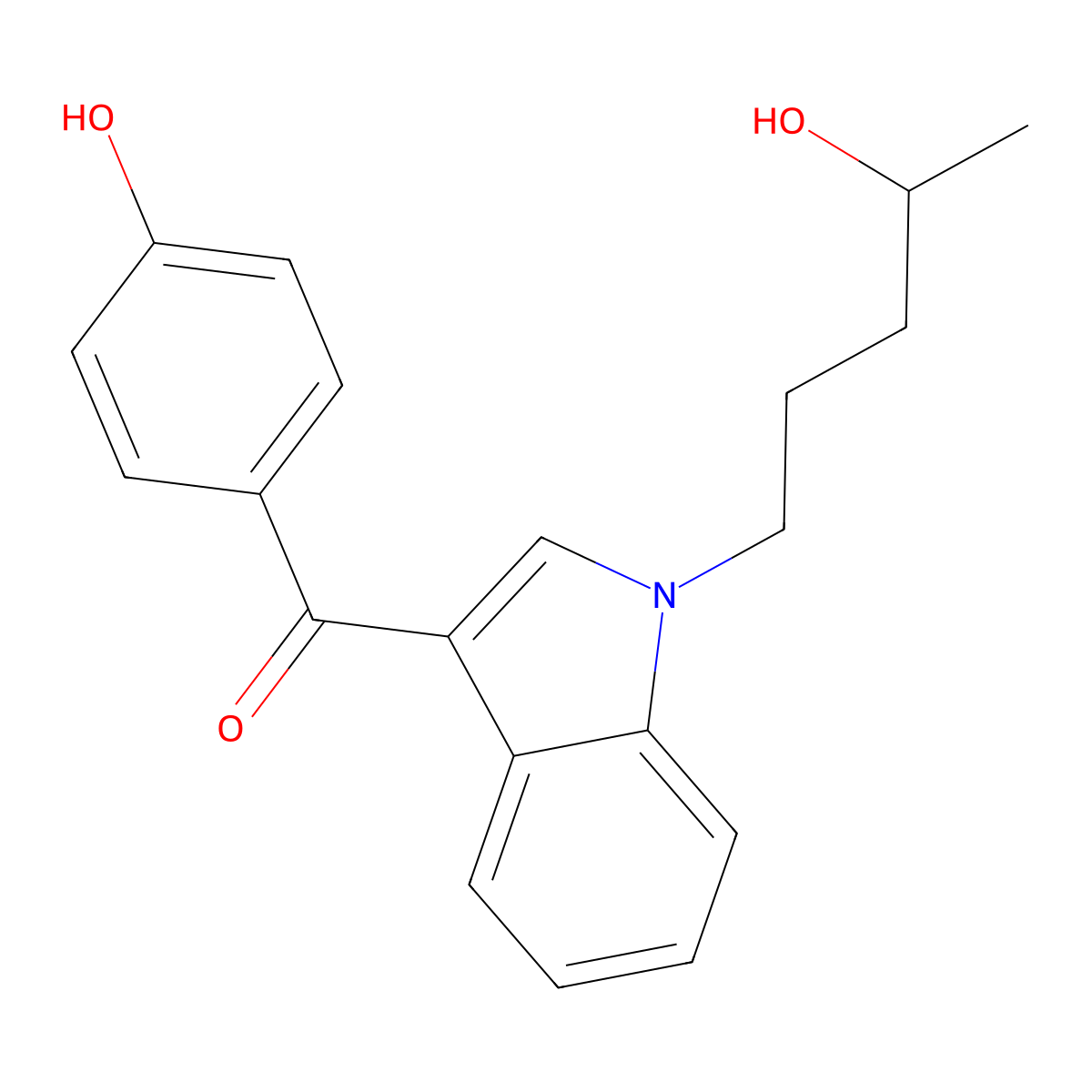 RCS-4 M9 metabolite molecular structure, CAS 1630022-96-6