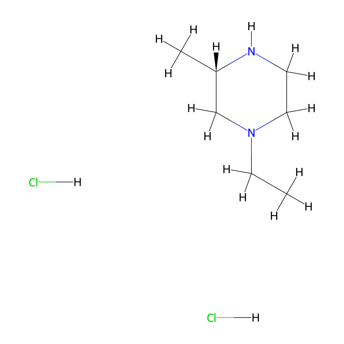 (S)-1-Ethyl-3-methyl-piperazine dihydrochloride molecular structure, CAS 1630082-91-5