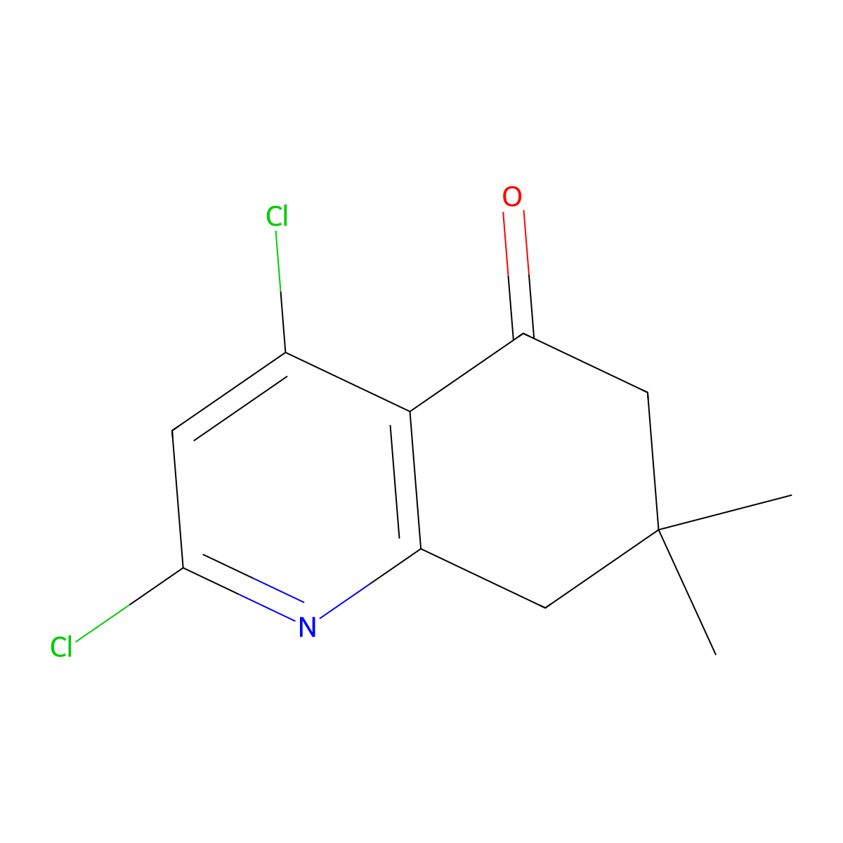2,4-Dichloro-7,7-dimethyl-7,8-dihydroquinolin-5(6H)-one molecular structure, CAS 1630096-70-6