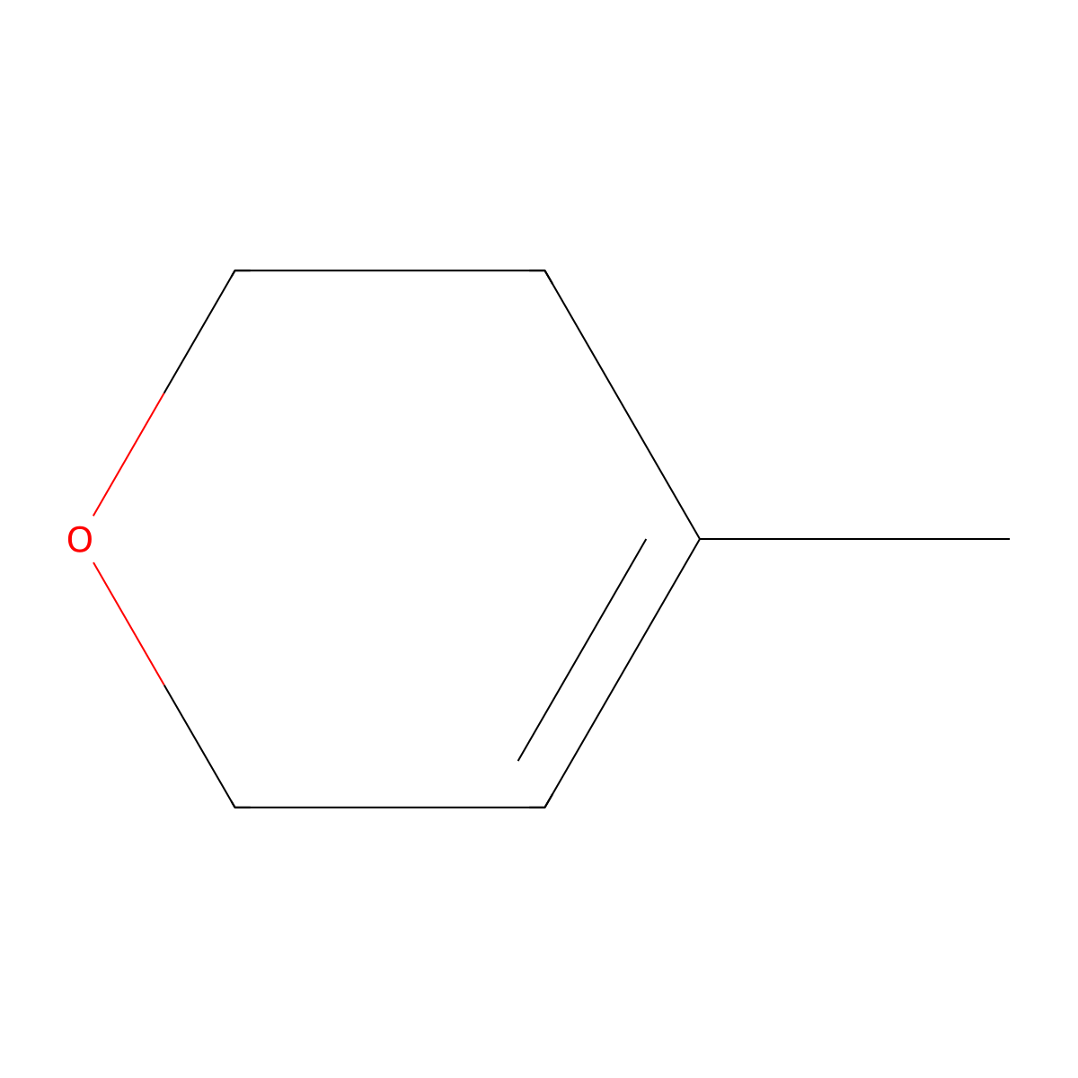 3,6-Dihydro-4-methyl-2H-pyran molecular structure, CAS 16302-35-5
