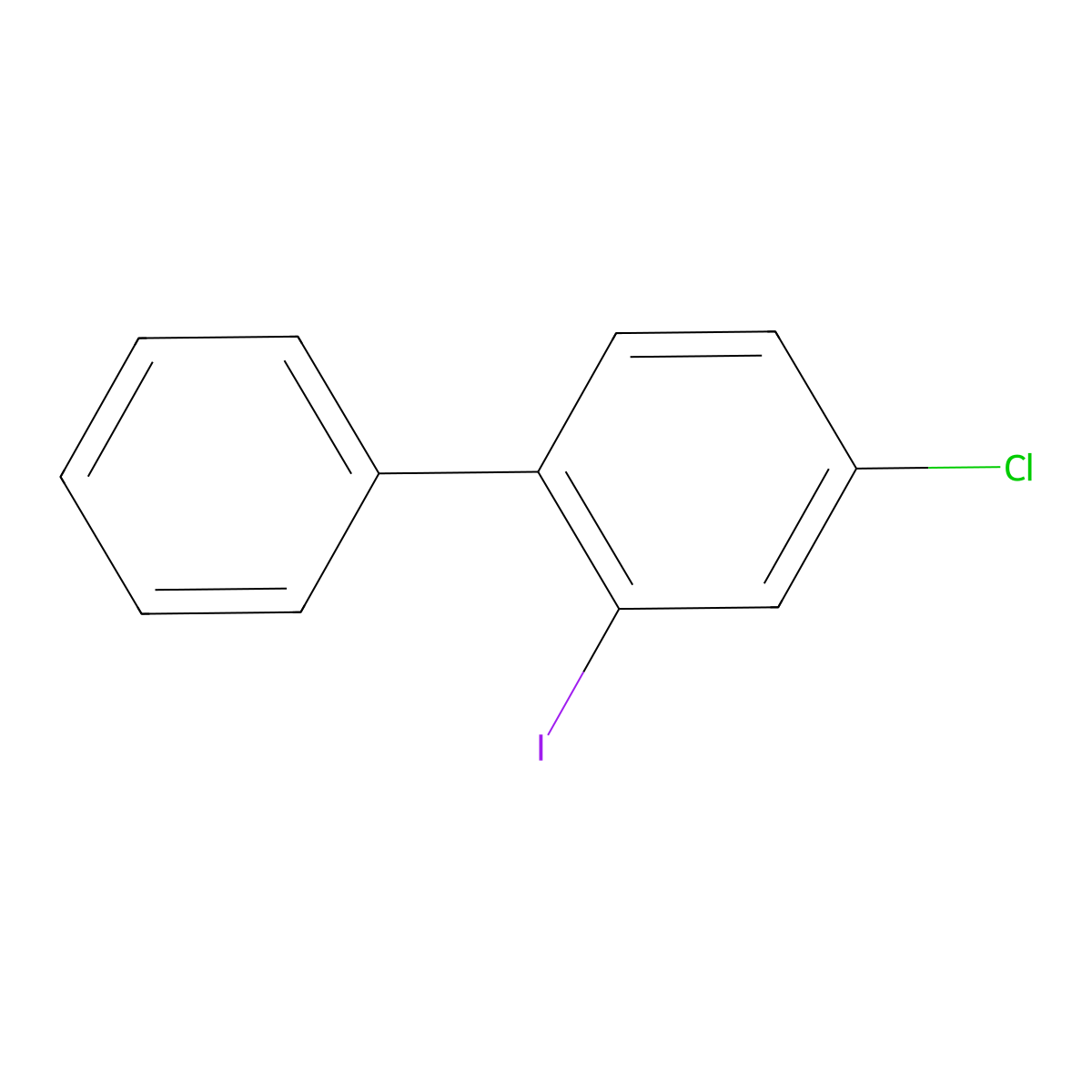 4-Chloro-2-iodo-1,1'-biphenyl molecular structure, CAS 1630256-84-6
