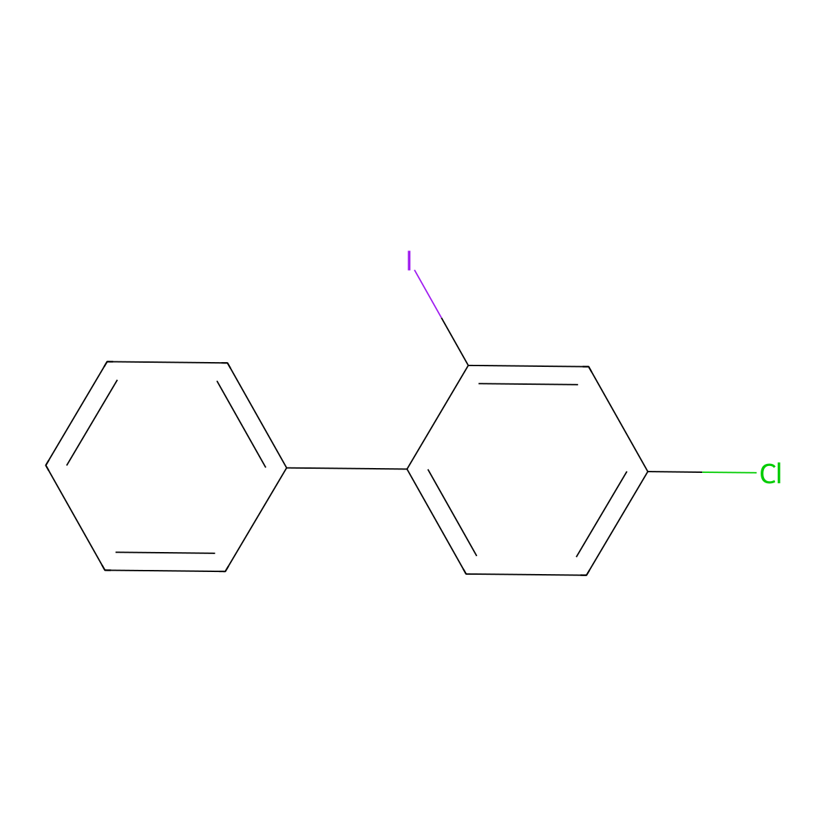 4-Chloro-2-iodo-1,1'-biphenyl molecular structure, CAS 1630256-84-6