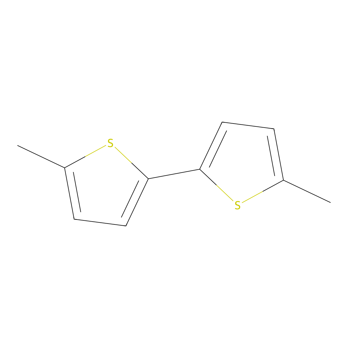 5,5'-Dimethyl-2,2'-bithiophene molecular structure, CAS 16303-58-5