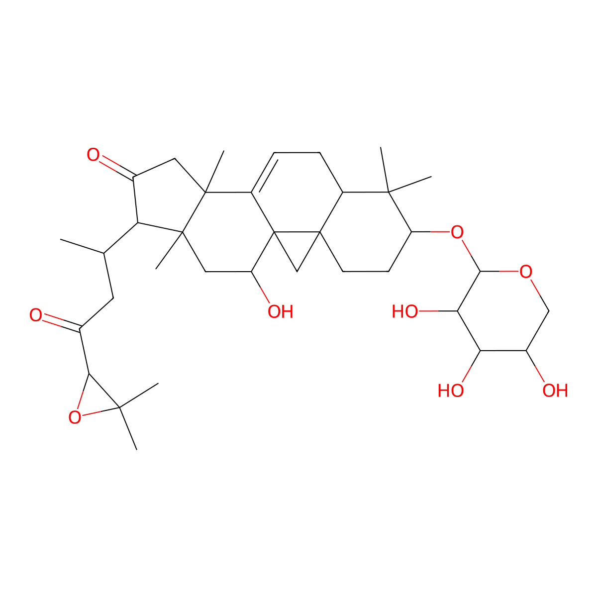 Cimicifugoside H1 molecular structure, CAS 163046-73-9
