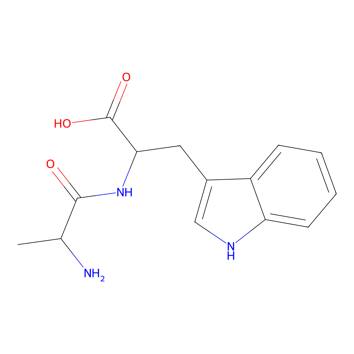 Ala-Trp molecular structure, CAS 16305-75-2