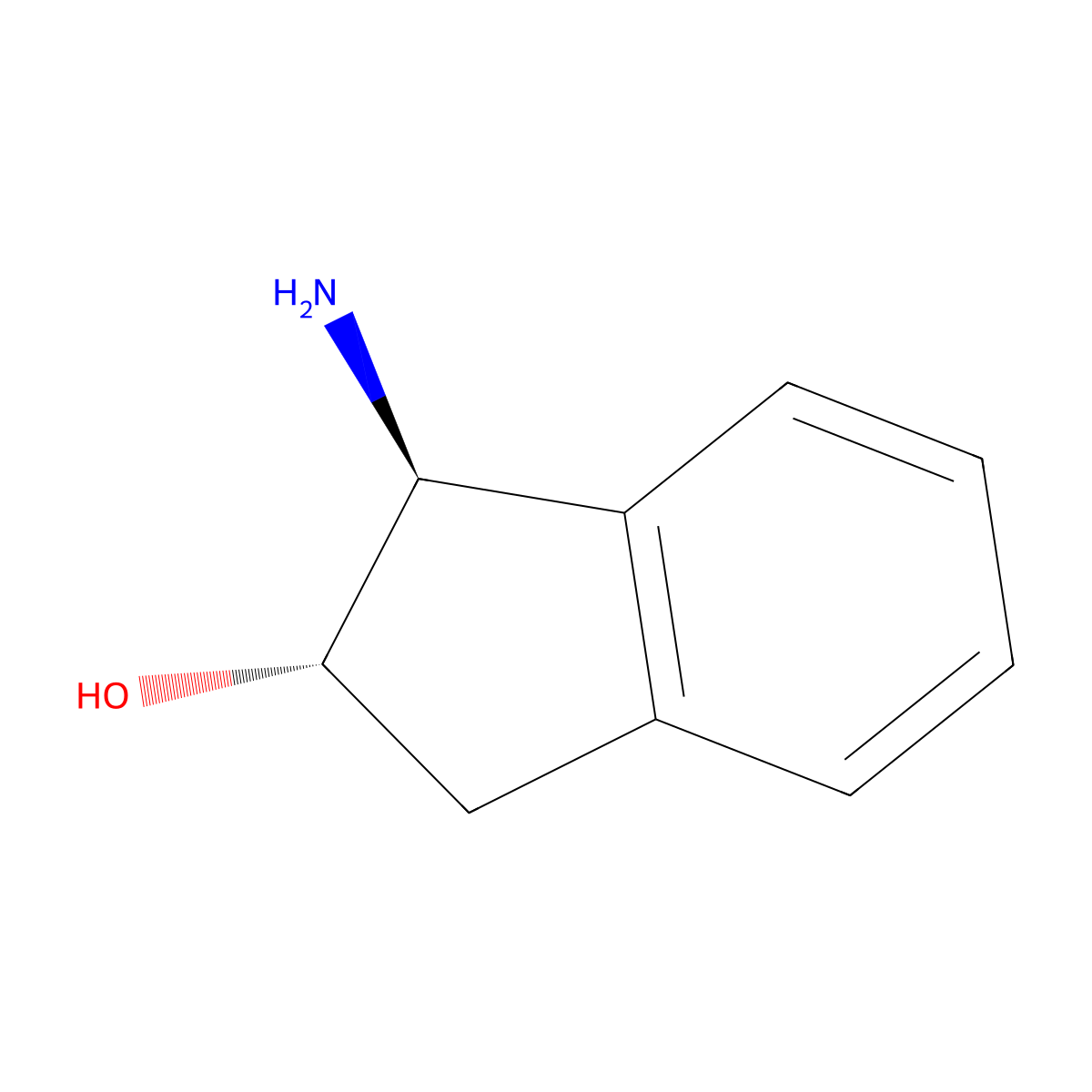 (1S,2S)-1-Amino-2-indanol molecular structure, CAS 163061-74-3