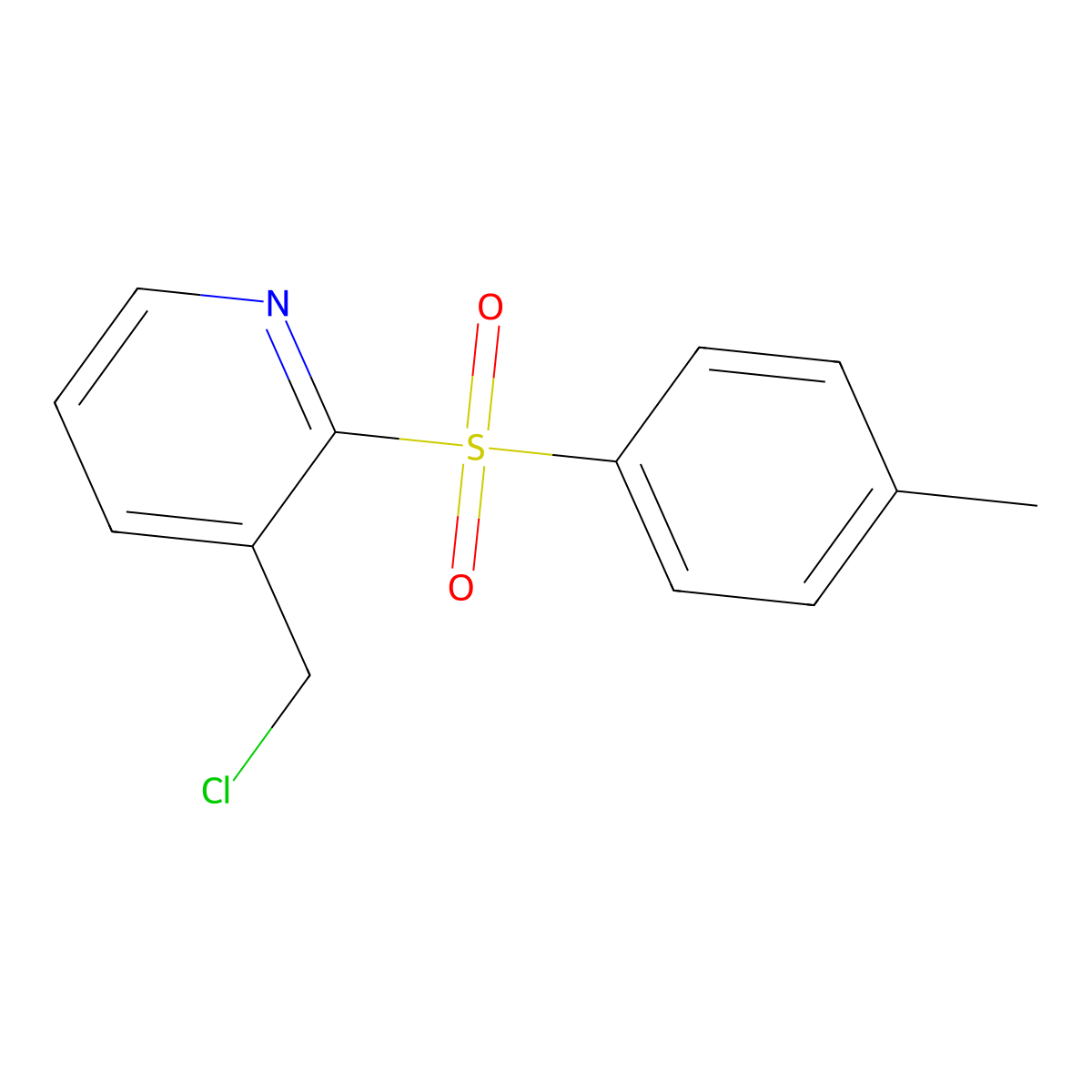 3-(Chloromethyl)-2-tosylpyridine molecular structure, CAS 1630763-95-9