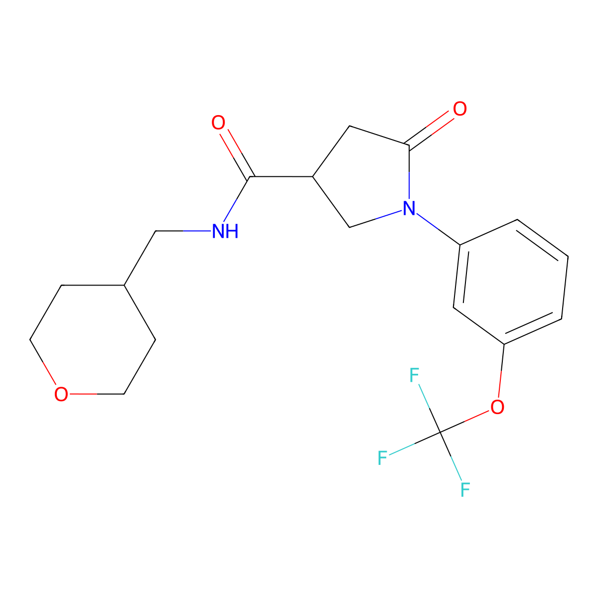 C18H21F3N2O4 molecular structure, CAS 1630852-25-3