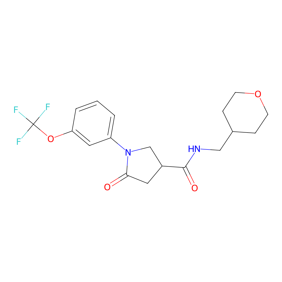 C18H21F3N2O4 molecular structure, CAS 1630852-25-3