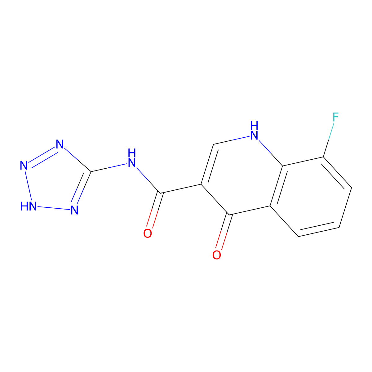 C11H7FN6O2 molecular structure, CAS 1630861-42-5