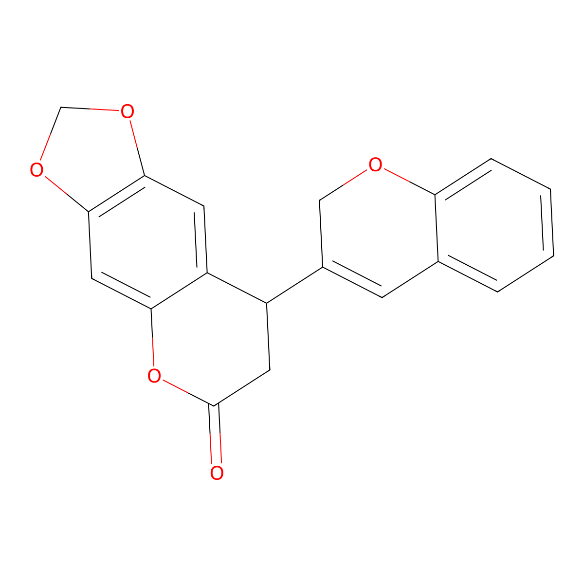 8-(2H-chromen-3-yl)-7,8-dihydro-6H-[1,3]dioxolo[4,5-g]chromen-6-one molecular structure, CAS 1630873-86-7