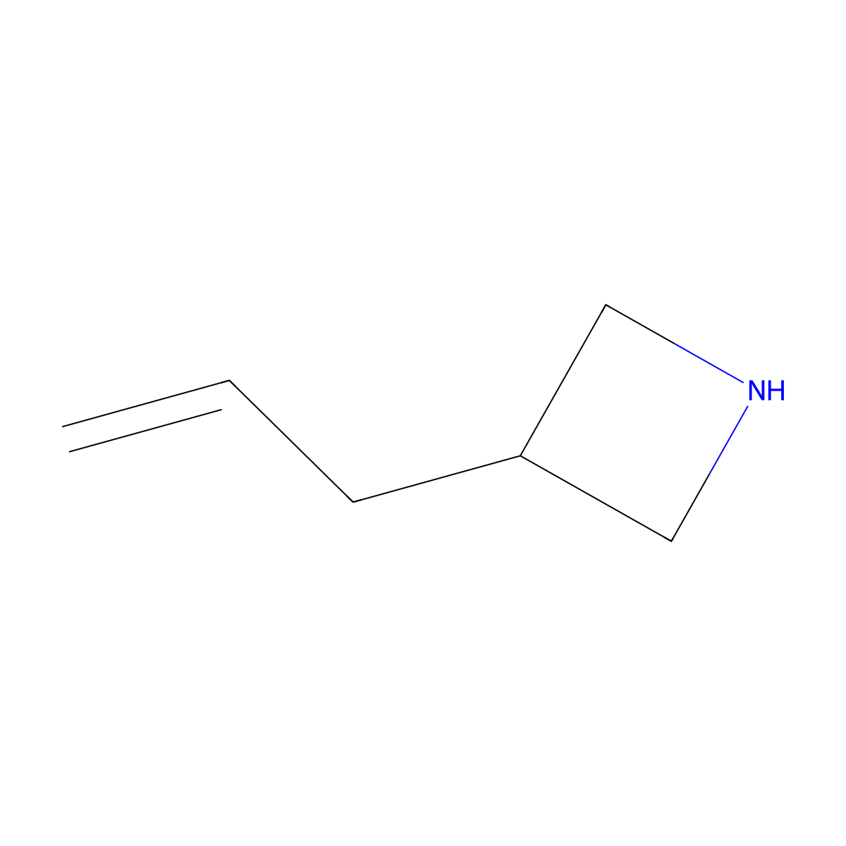 3-Allylazetidine molecular structure, CAS 1630906-82-9