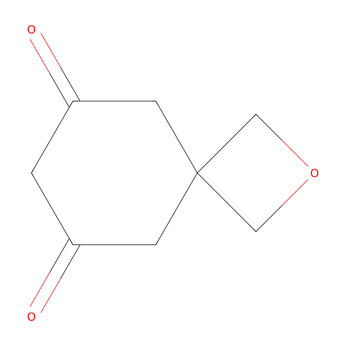 2-Oxaspiro[3.5]nonane-6,8-dione molecular structure, CAS 1630907-24-2
