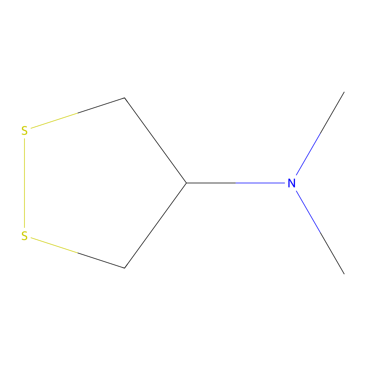 Nereistoxin molecular structure, CAS 1631-58-9