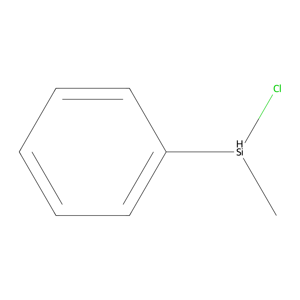 (Chloromethylsilyl)benzene molecular structure, CAS 1631-82-9