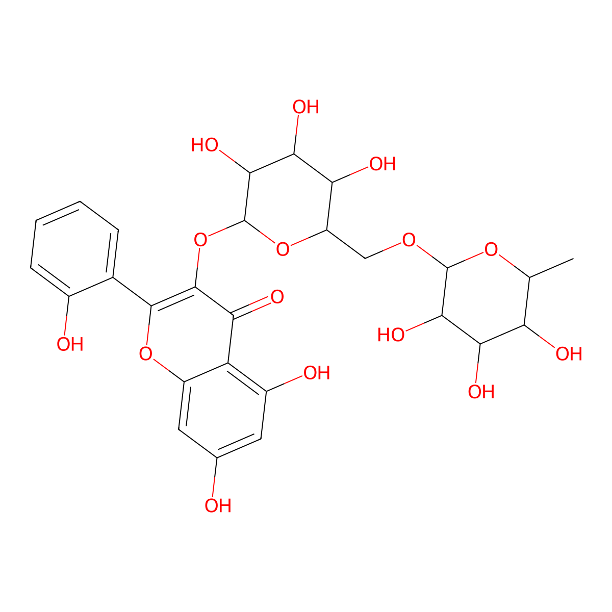 Datiscin molecular structure, CAS 16310-92-2