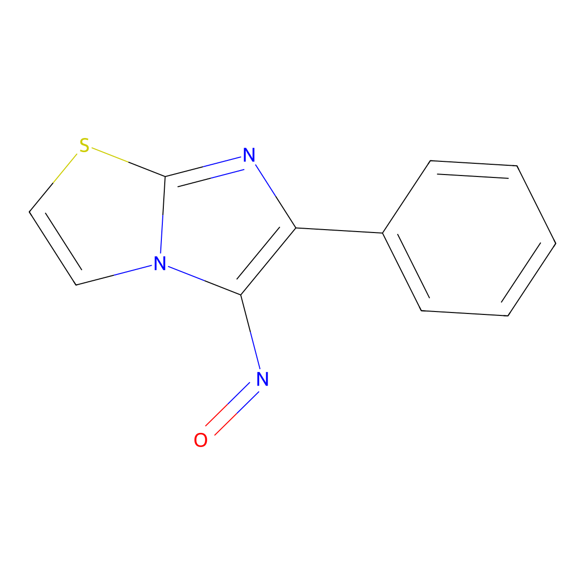 5-Nitroso-6-phenylimidazo[2,1-b][1,3]thiazole molecular structure, CAS 16311-34-5