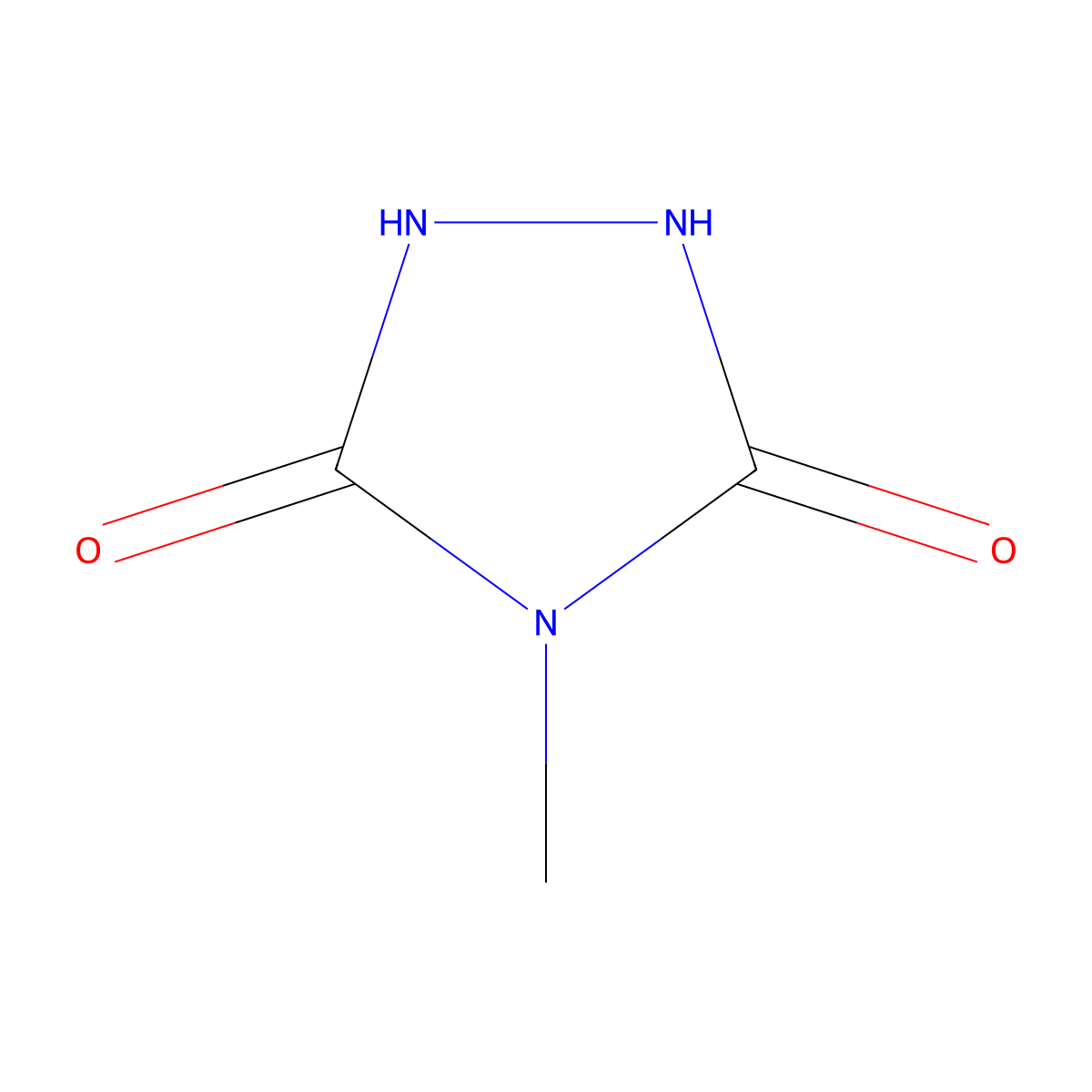 4-Methyl-1,2,4-triazolidine-3,5-dione molecular structure, CAS 16312-79-1