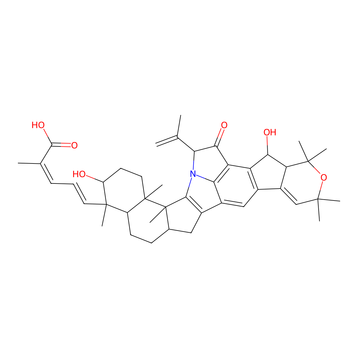 Nodulisporic Acid molecular structure, CAS 163120-03-4