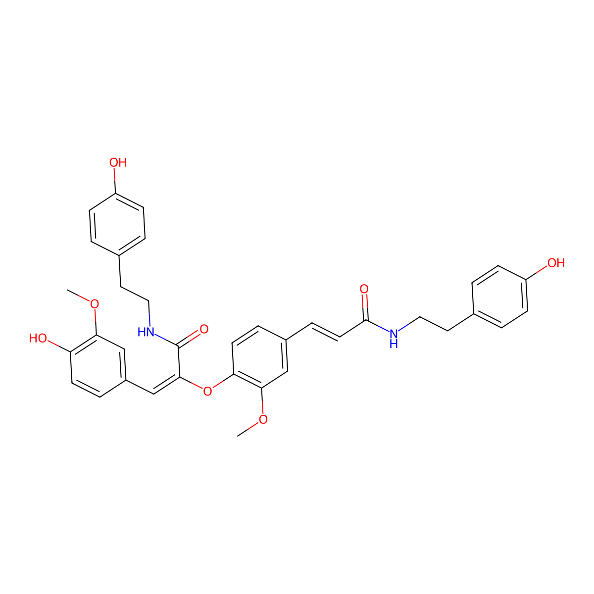 Cannabisin F molecular structure, CAS 163136-19-4