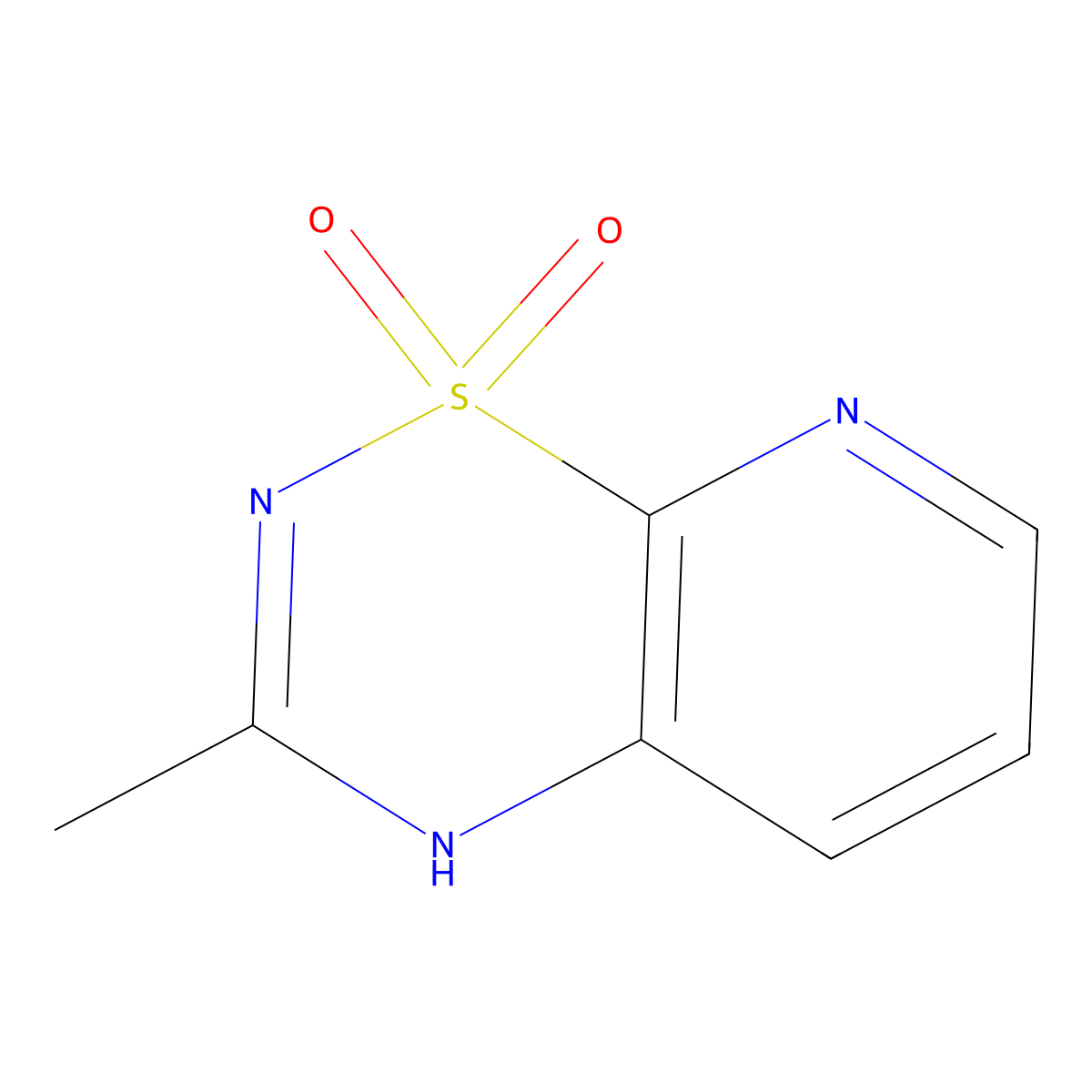 3-METHYL-4H-PYRIDO[3,2-e][1,2,4]THIADIAZINE 1,1-DIOXIDE molecular structure, CAS 163136-67-2