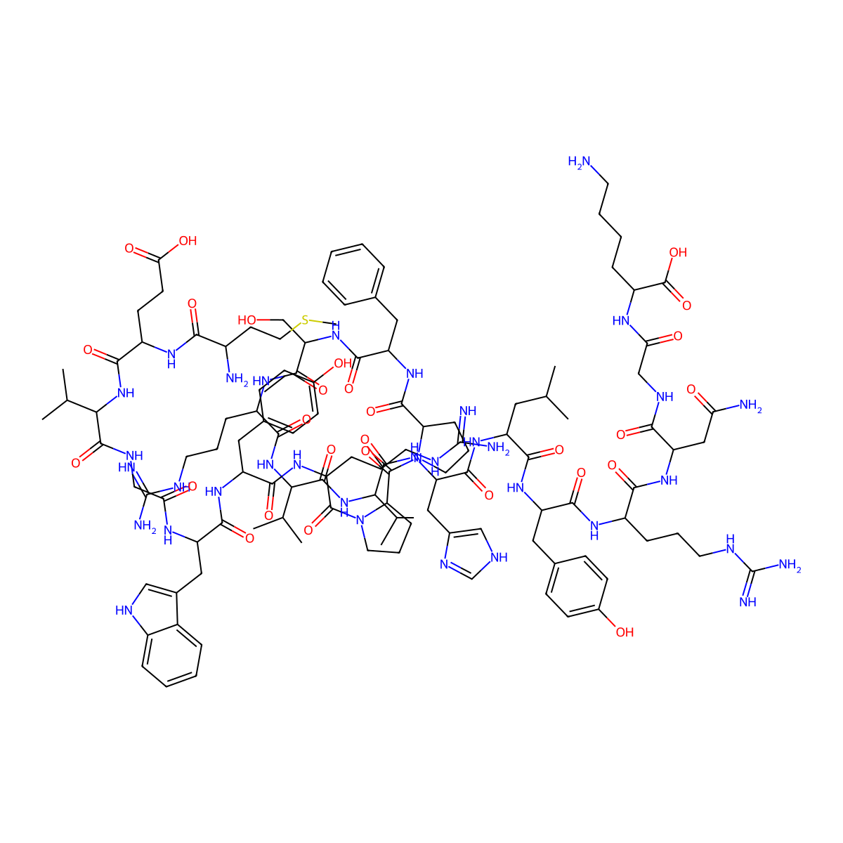 Myelin Oligodendrocyte Glycoprotein (35-55) (human) molecular structure, CAS 163158-19-8