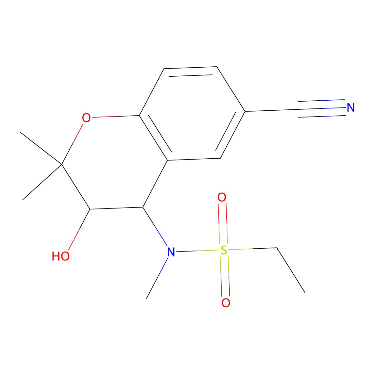 Chromanol 293B molecular structure, CAS 163163-23-3