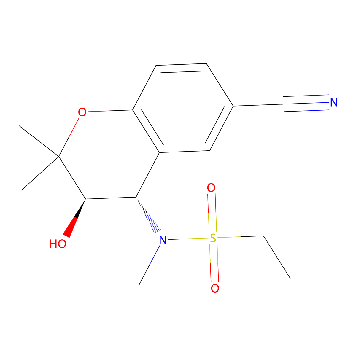Chromanol 293B molecular structure, CAS 163163-23-3