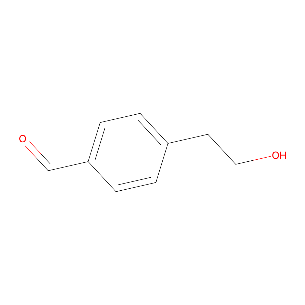 4-(2-Hydroxyethyl)benzaldehyde molecular structure, CAS 163164-47-4