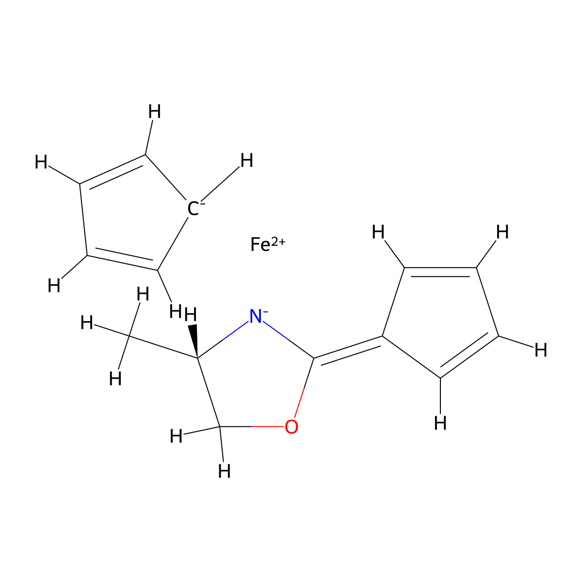 (S)-Me-Ferrox molecular structure, CAS 163169-07-1