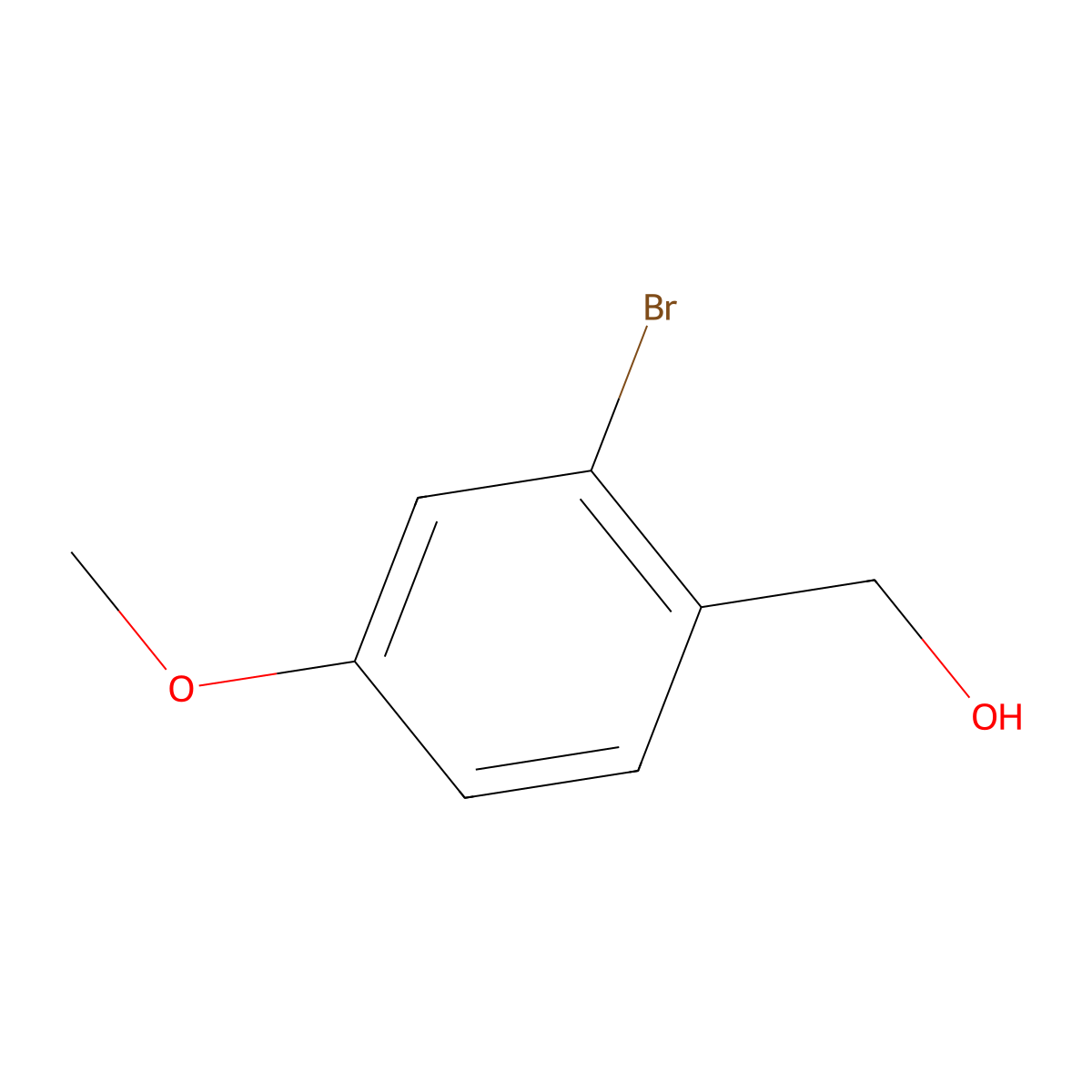 2-Bromo-4-methoxybenzyl Alcohol molecular structure, CAS 163190-79-2