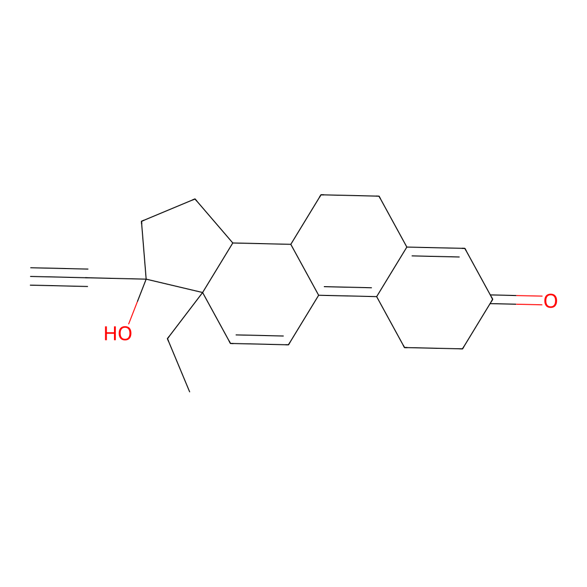 Gestrinone molecular structure, CAS 16320-04-0