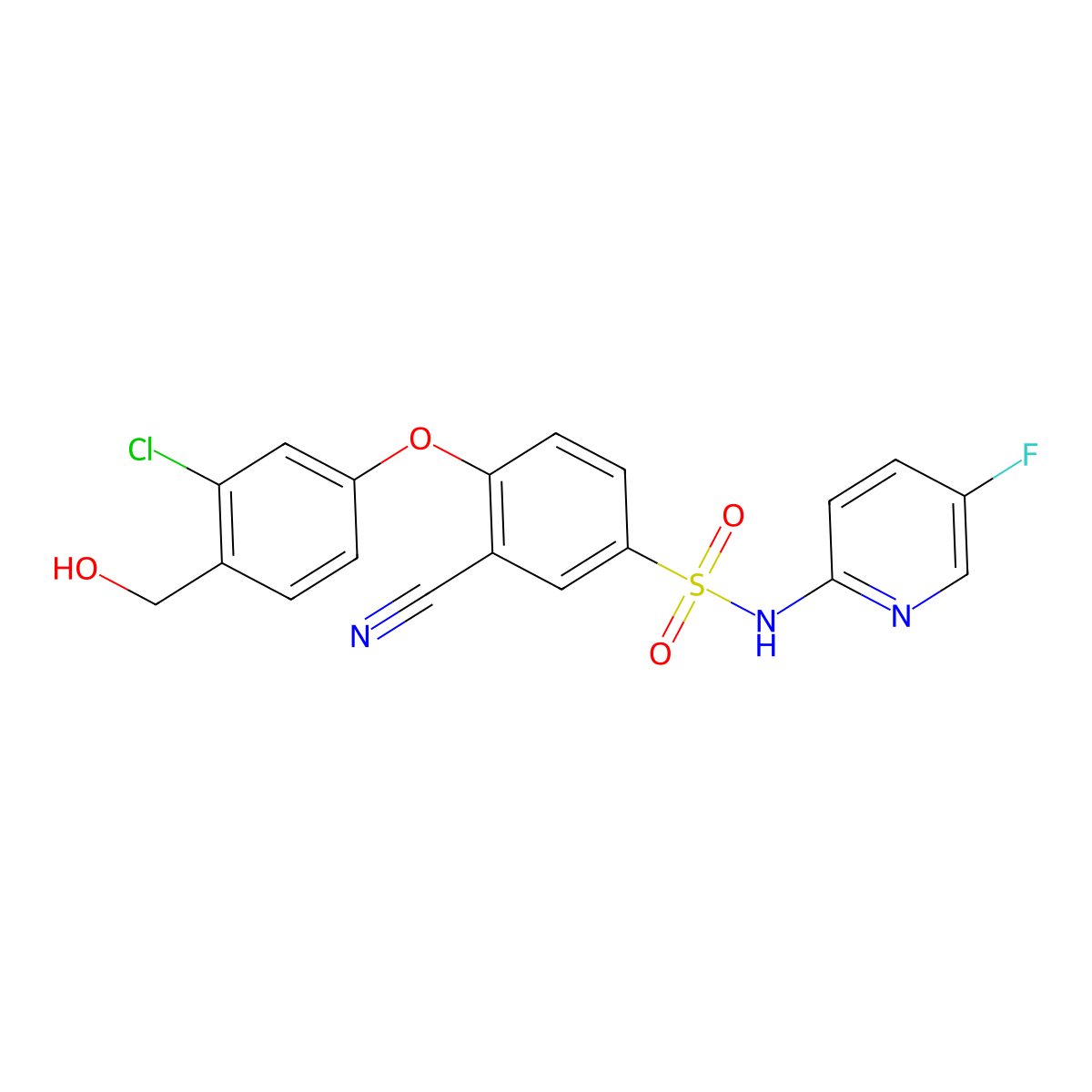 URAT1 inhibitor 8 molecular structure, CAS 1632005-33-4