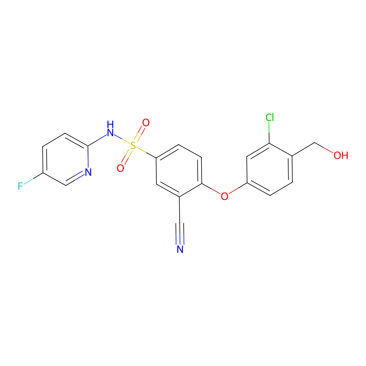 URAT1 inhibitor 8 molecular structure, CAS 1632005-33-4