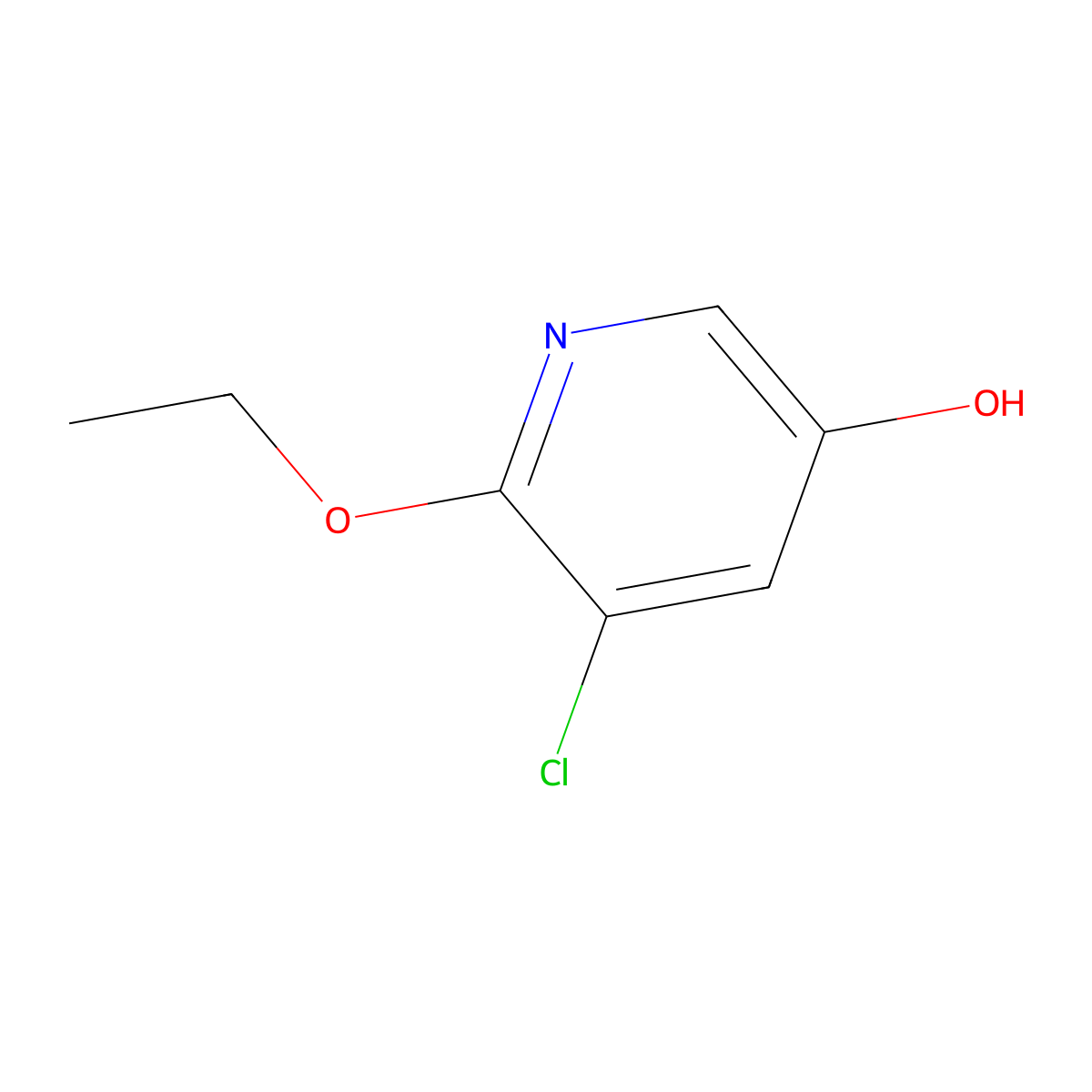 5-Chloro-6-ethoxypyridin-3-OL molecular structure, CAS 1632005-79-8
