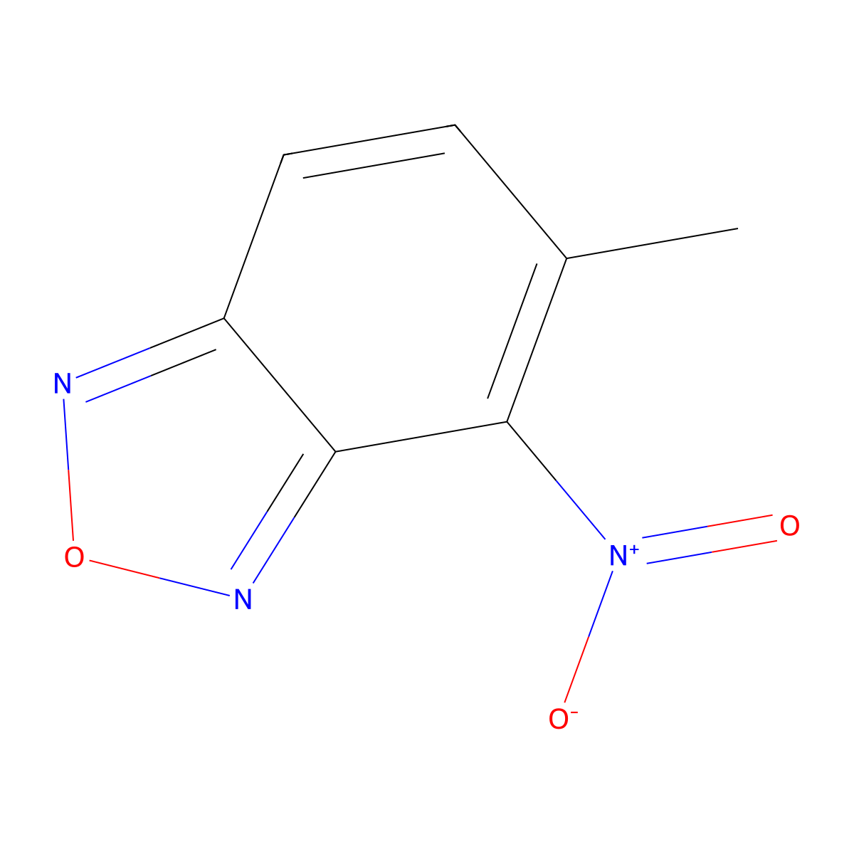 5-Methyl-4-nitro-2,1,3-benzoxadiazole molecular structure, CAS 16322-21-7